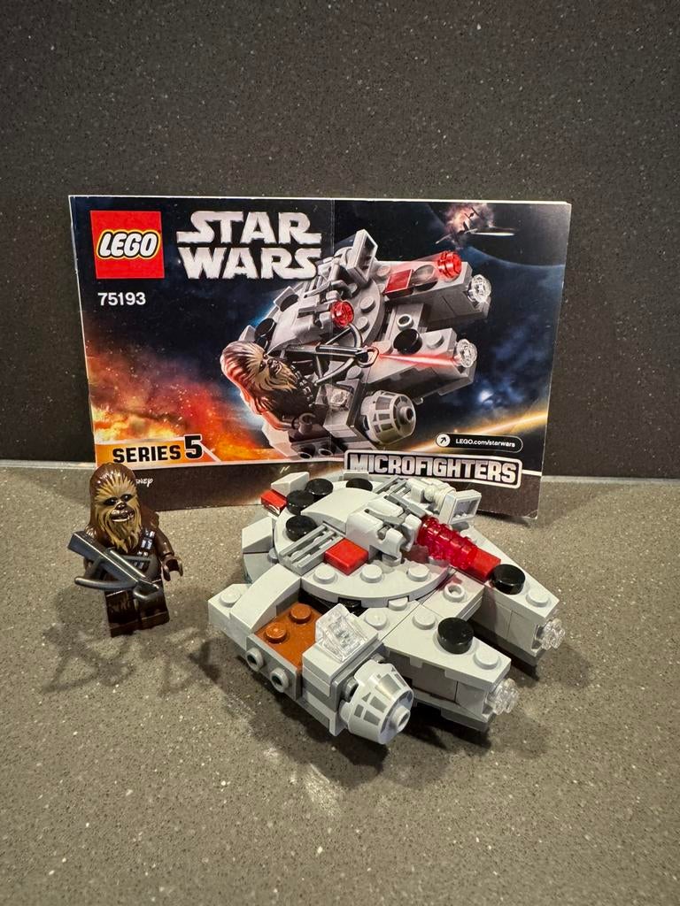 Lego Star Wars - Millennium Falcon microfighter - 75193, Ophalen of Verzenden, Gebruikt, Complete set, Lego
