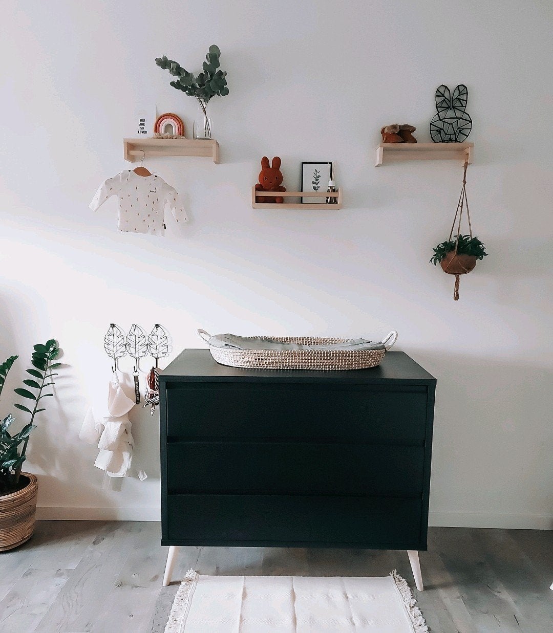 Zwarte commode Sterre, Ophalen, Gebruikt, 50 tot 70 cm, 100 cm of meer