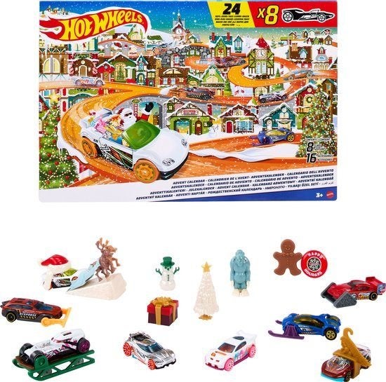 Hotwheels: Advent Kalender 2023, ., Nieuw, Ophalen of Verzenden, .