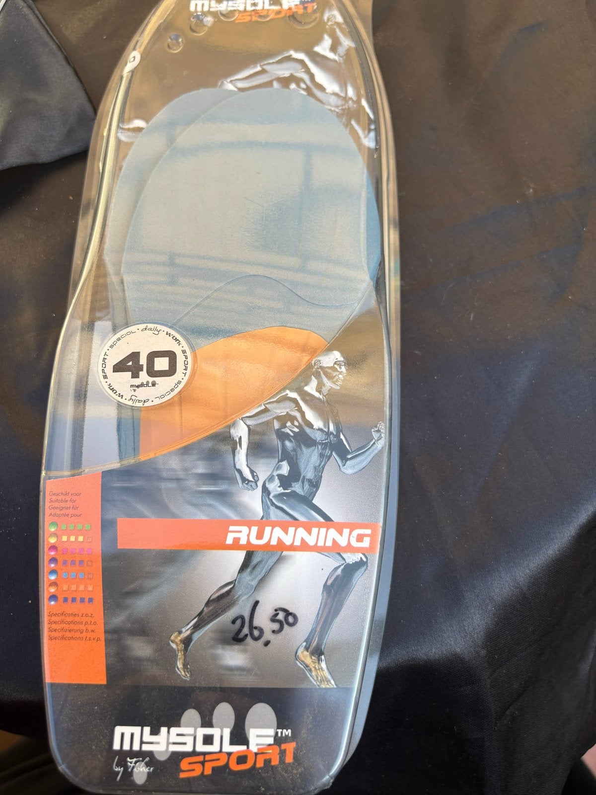 MYSOLE Sport Running inlegzolen maat 40, Overige merken, Overige typen, Nieuw, Ophalen of Verzenden