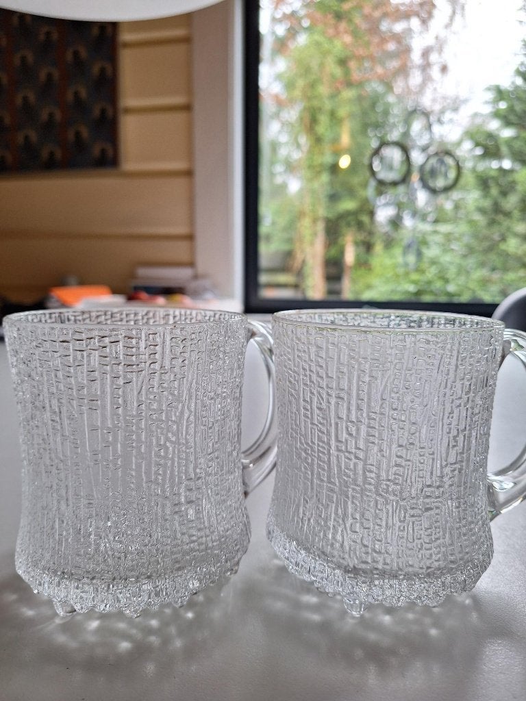 IITTALA "" ULTIMA THULE "" Bierpullen., Antiek en Kunst, Ophalen of Verzenden
