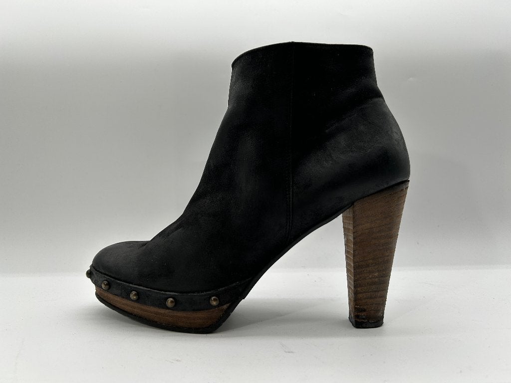 Kennel & Schmenger, maat 39 stoere zwarte laarsjes met studs, Kleding | Dames, Schoenen, Verzenden, Zwart, Lage of Enkellaarzen