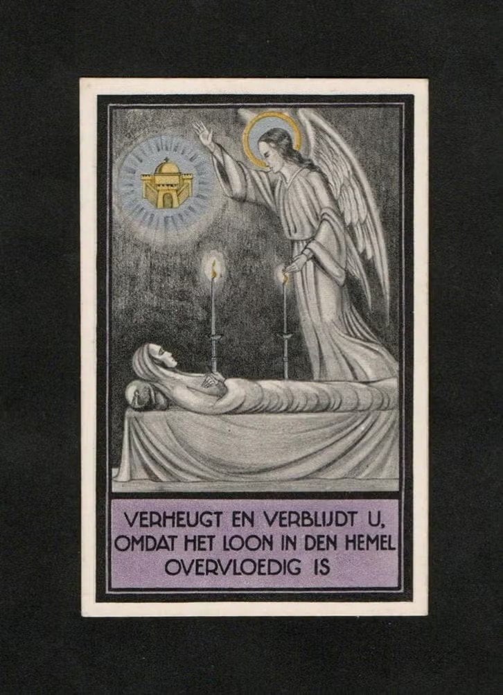 Bidprentje Deventer Wissink Demmers 1932., Ophalen of Verzenden, Bidprentje