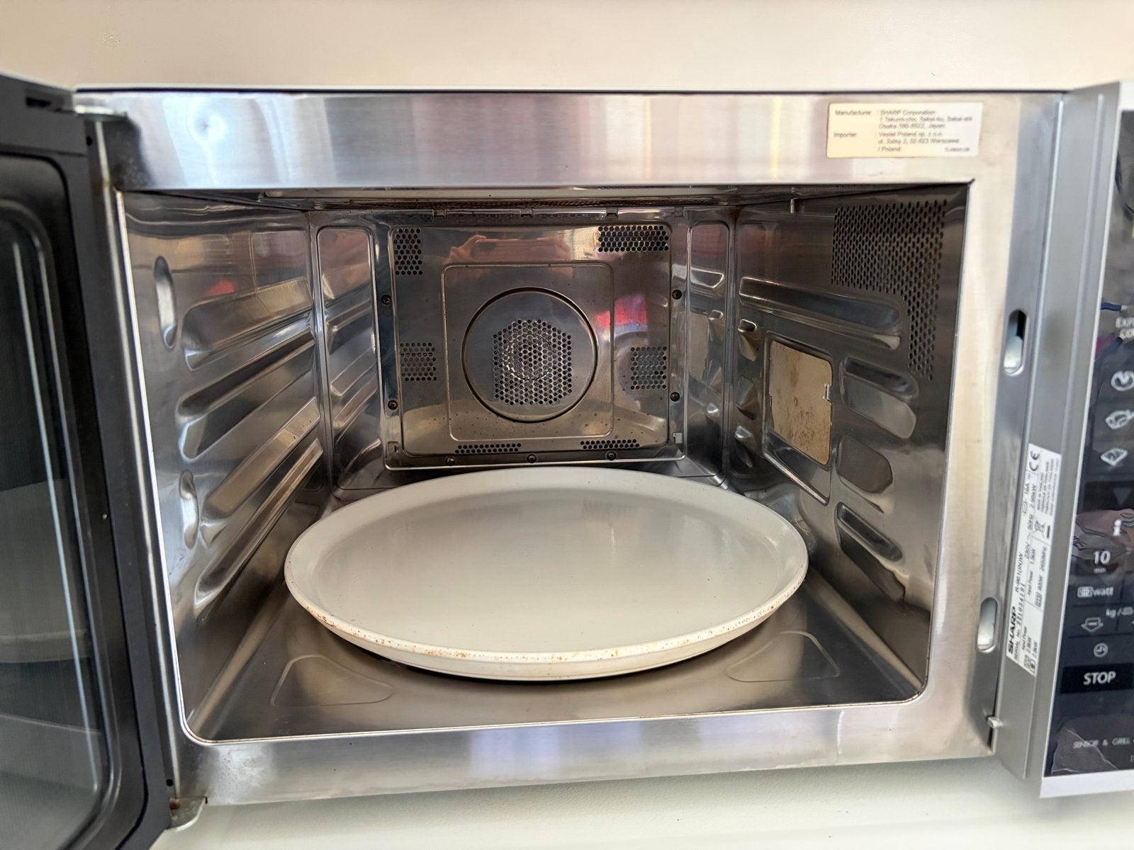 Sharp R-961 INW Combimagnetron/Oven, Ophalen, Combimagnetron, Gebruikt, 60 cm of meer