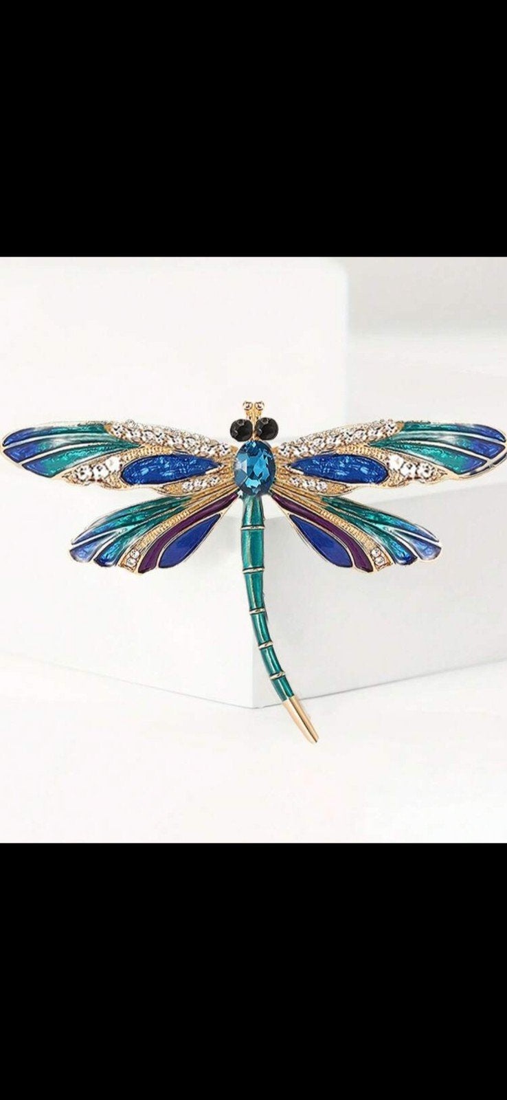 Gratis verzending broche libelle, Ophalen, Nieuw, Zilver, Overige materialen