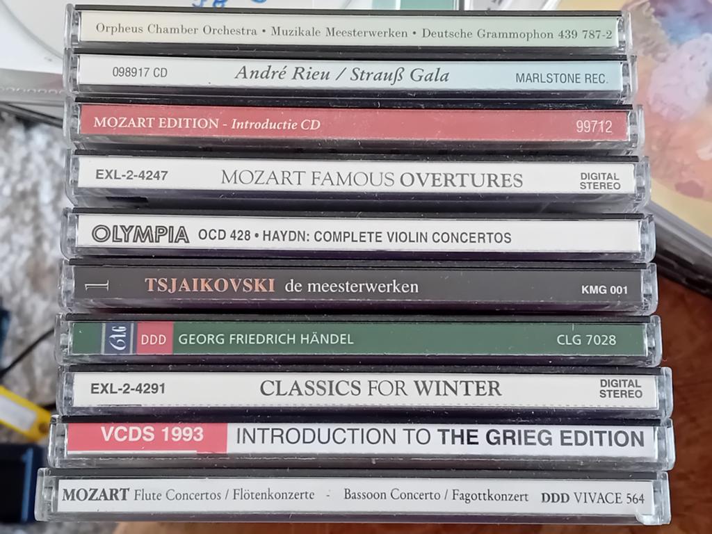 Diverse klassieke cd's, Ophalen, Classicisme, Zo goed als nieuw, Overige typen