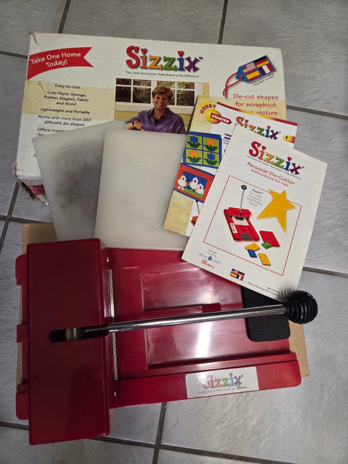 Sizzix  Die-cutter Stansmachine, Ophalen, Gebruikt