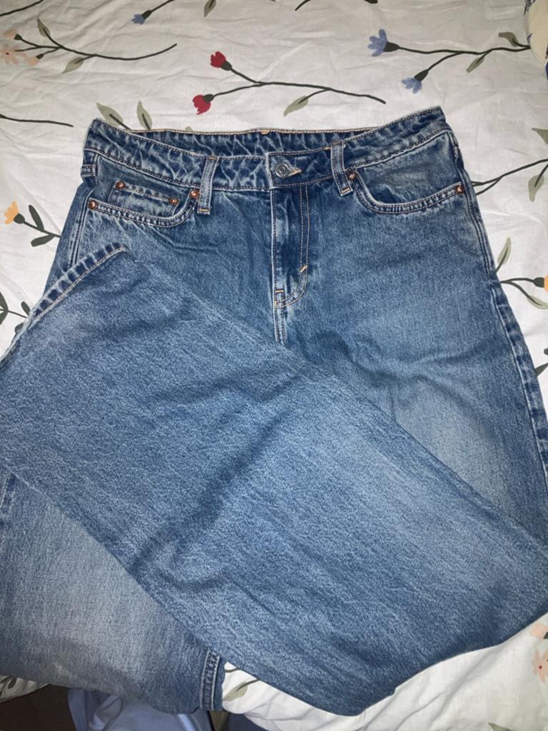 Weekday Ample Low Loose Jeans - W26/L34, Ophalen of Verzenden, Nieuw, Blauw, W27 (confectie 34) of kleiner