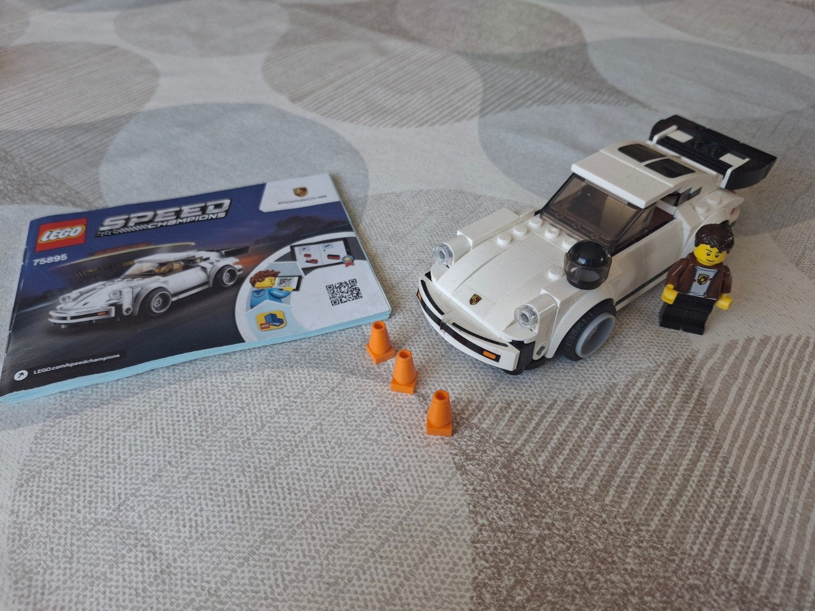 LEGO Speed Champions Porsche 911 Turbo 3.0 (75895), Compleet, Lego, Zo goed als nieuw, Complete set