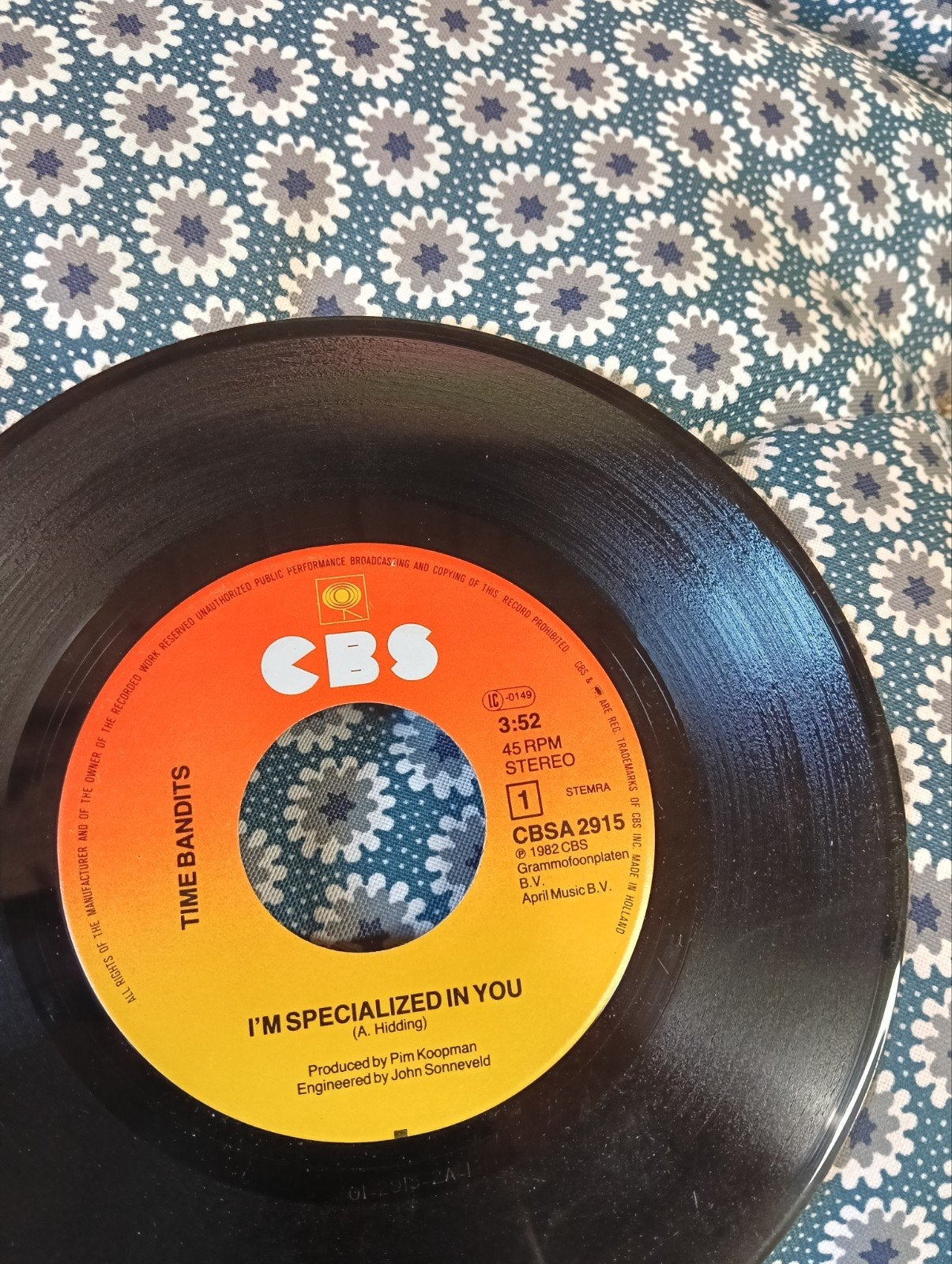 time Bandits, Ophalen of Verzenden, Gebruikt, 7 inch, Pop