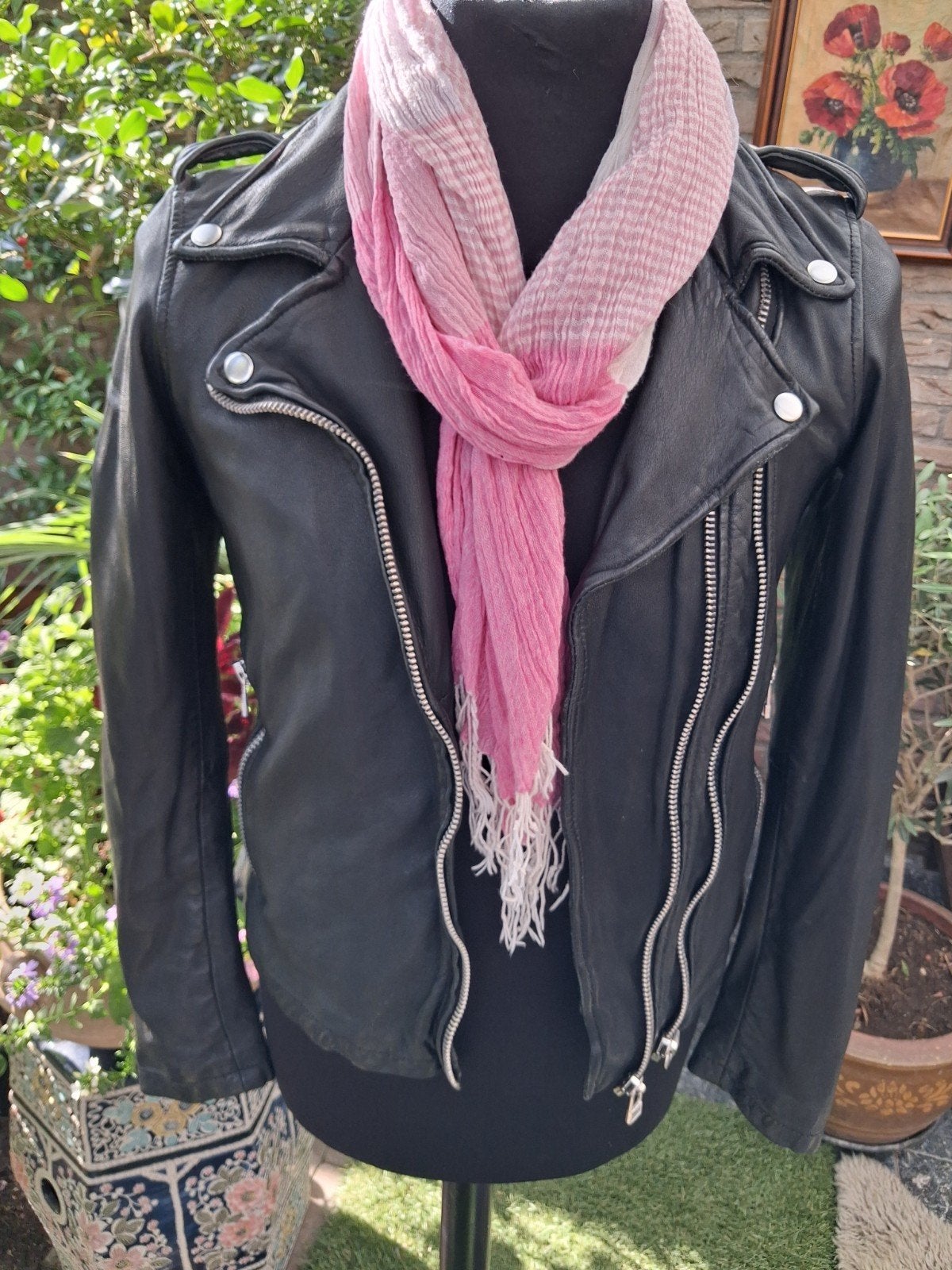 Goosecraft zwart leren jasje maat S nieuw, Goosecraft, Zwart, Nieuw, Ophalen of Verzenden