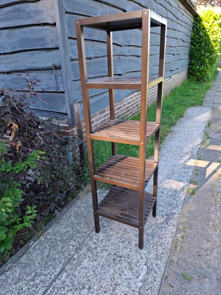 Houten Boekenkast / Opbergrek - 140x38x38cm, Ophalen, Gebruikt