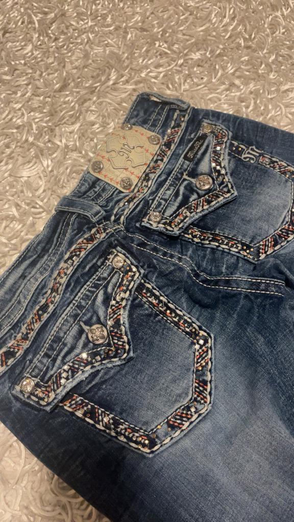 Miss me jeans, Kleding | Dames, Spijkerbroeken en Jeans, Ophalen of Verzenden, Gedragen, Blauw, W27 (confectie 34) of kleiner