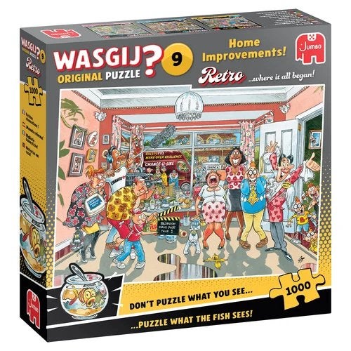 Wasgij Retro Original 9 Klein Verbouwinkje 1000 stukjes, Ophalen of Verzenden, 500 t/m 1500 stukjes, Nieuw, Legpuzzel