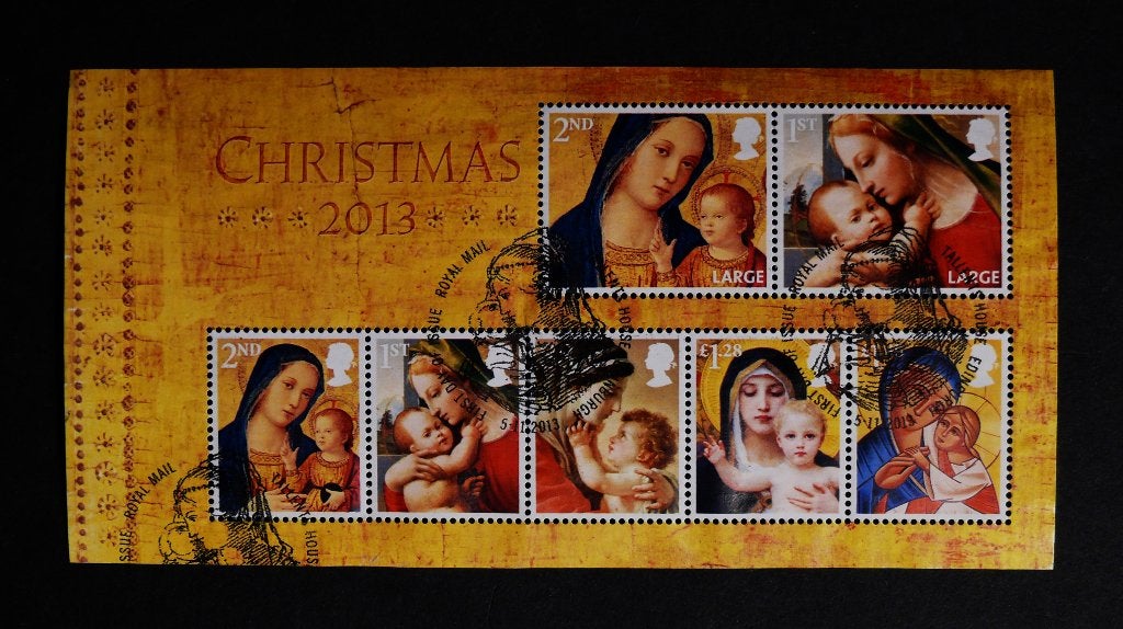 UK / Engeland 2013 Kerstmis Blok, Postzegels en Munten, Postzegels | Europa | UK, Verzenden, Gestempeld