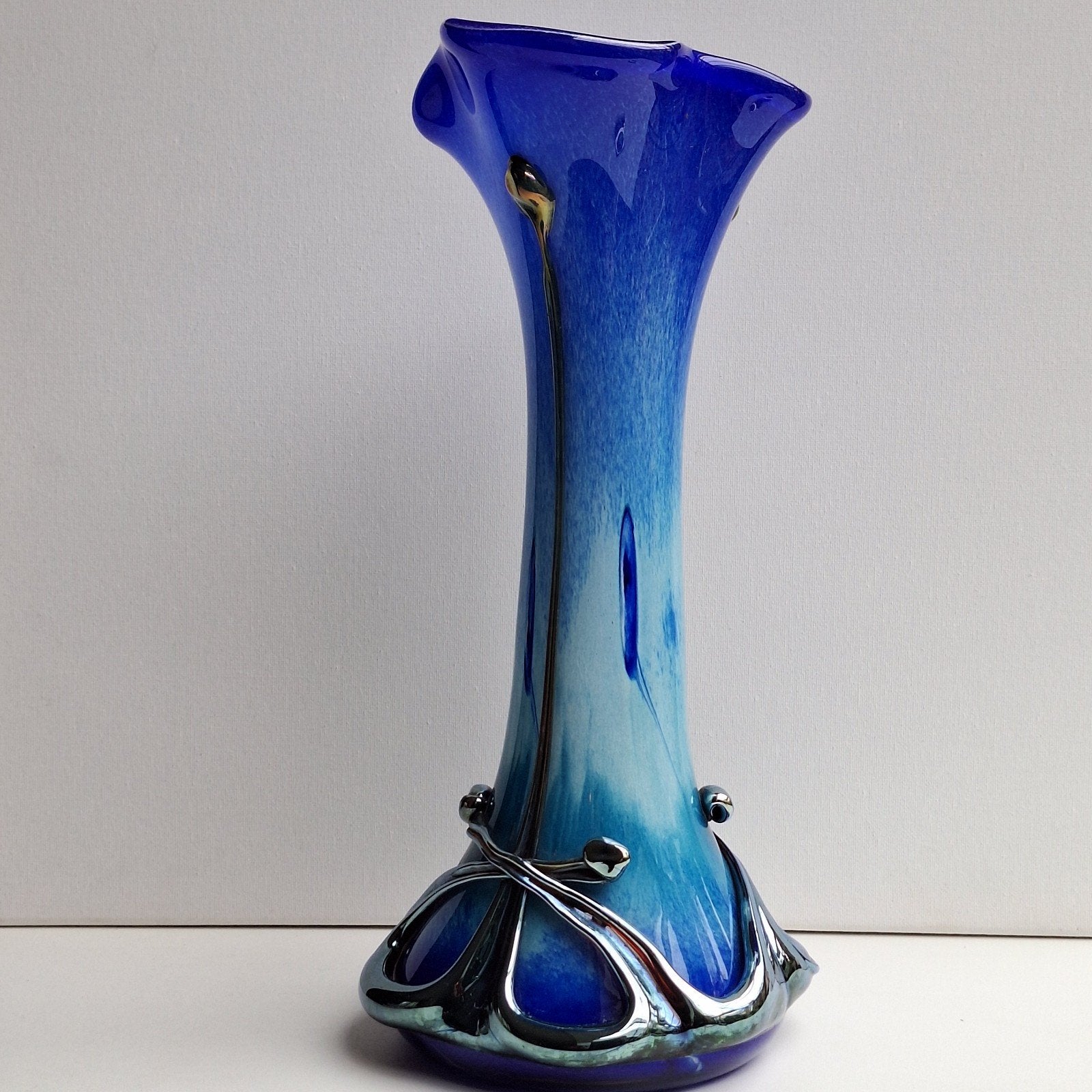 Jean Michel Operto design vaas art nouveau stijl, Antiek en Kunst, Ophalen of Verzenden