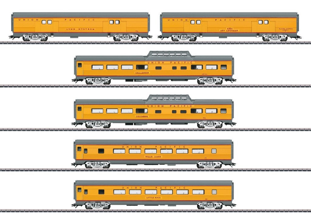 Marklin H0 43617 Zes sneltreinrijtuigen van de Union Pacific, Wisselstroom, Ophalen of Verzenden, Märklin, Nieuw