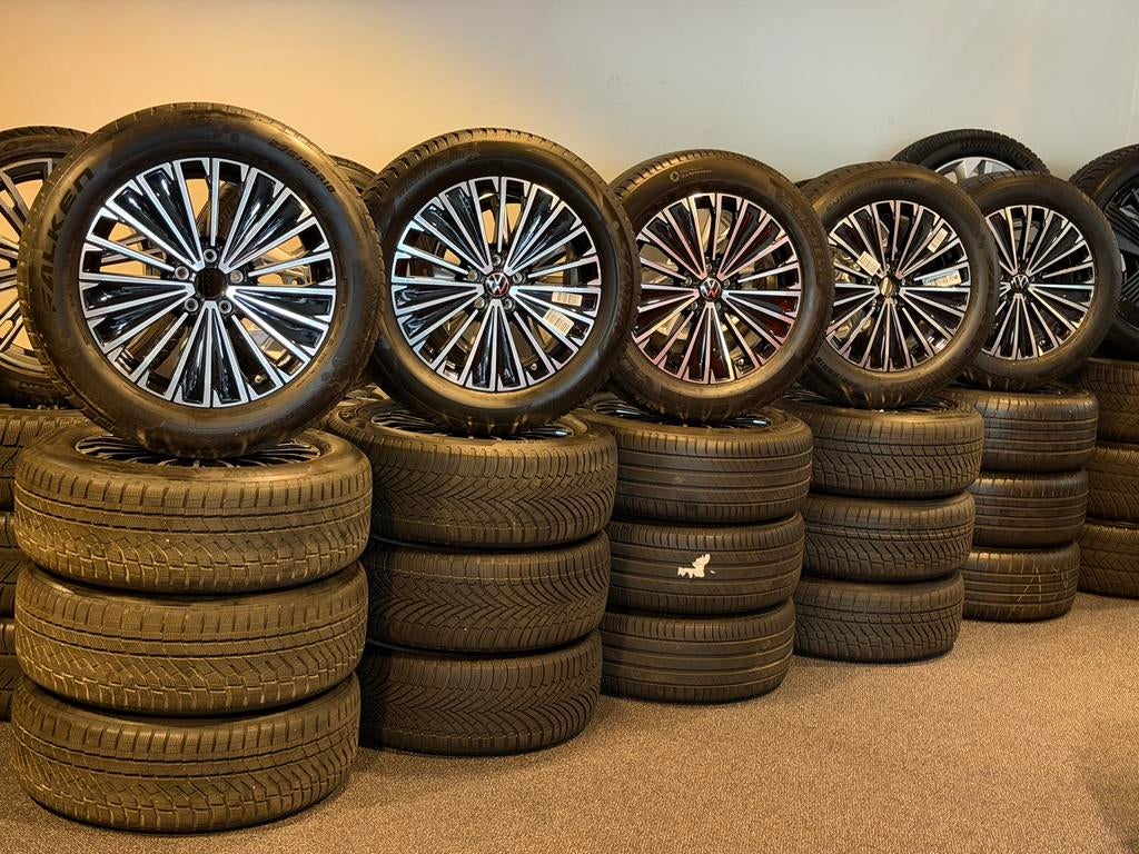 ZGAN! Originele 18 inch VW Tiguan Napoli 5x112 ET40 Falken, Auto-onderdelen, Banden en Velgen, Ophalen, 18 inch, ., Banden en Velgen
