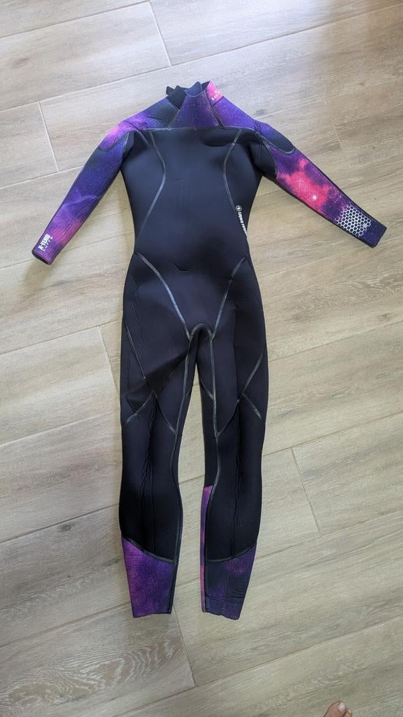 Dames wetsuit 7mm - Zo goed als nieuw - Maat 38 Tall, Wetsuit, Aqua Lung, Ophalen of Verzenden, Zo goed als nieuw