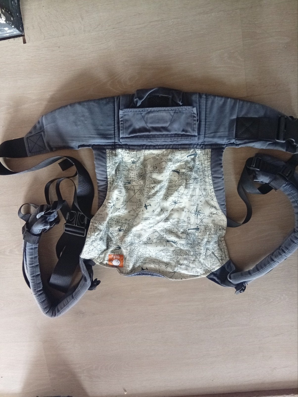 Tula Draagzak met fleece hoes, Gebruikt, Buik of Rug, Draagzak, Ophalen