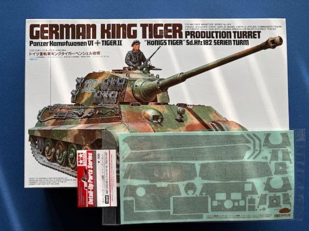 Tamiya King Tiger inc Zimm sheet 1/35 35164 12648, Verzenden, Nieuw, 1:32 tot 1:50, Italeri
