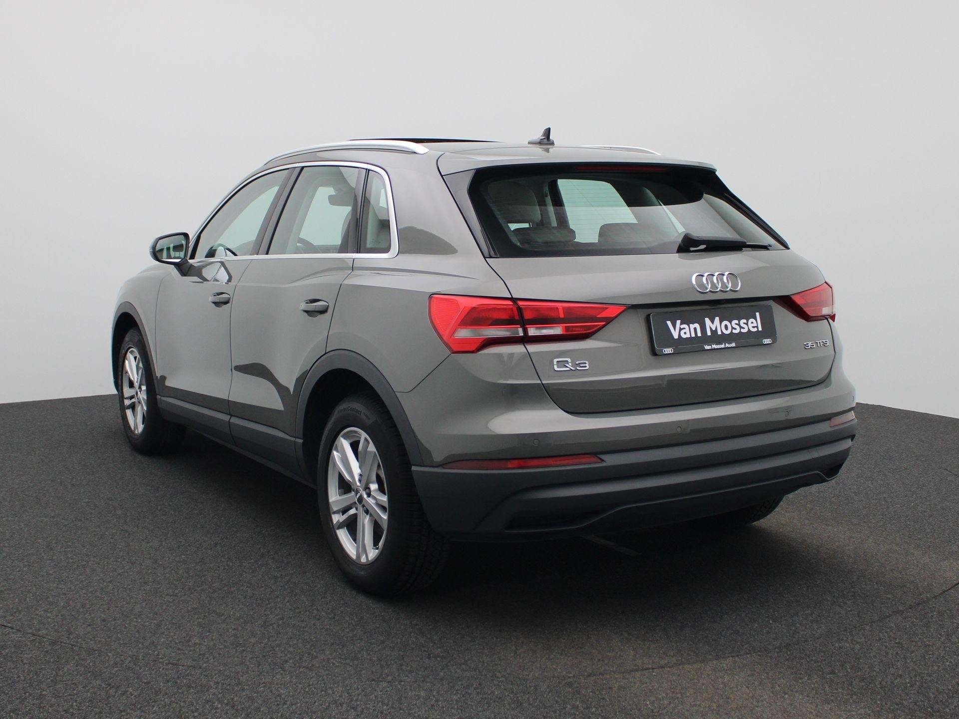 Audi Q3 35 TFSI S edition | PANO-SCHUIFDAK | LEER | STOELVER, 12 maanden, Euro 6, 4 cilinders, 1505 kg