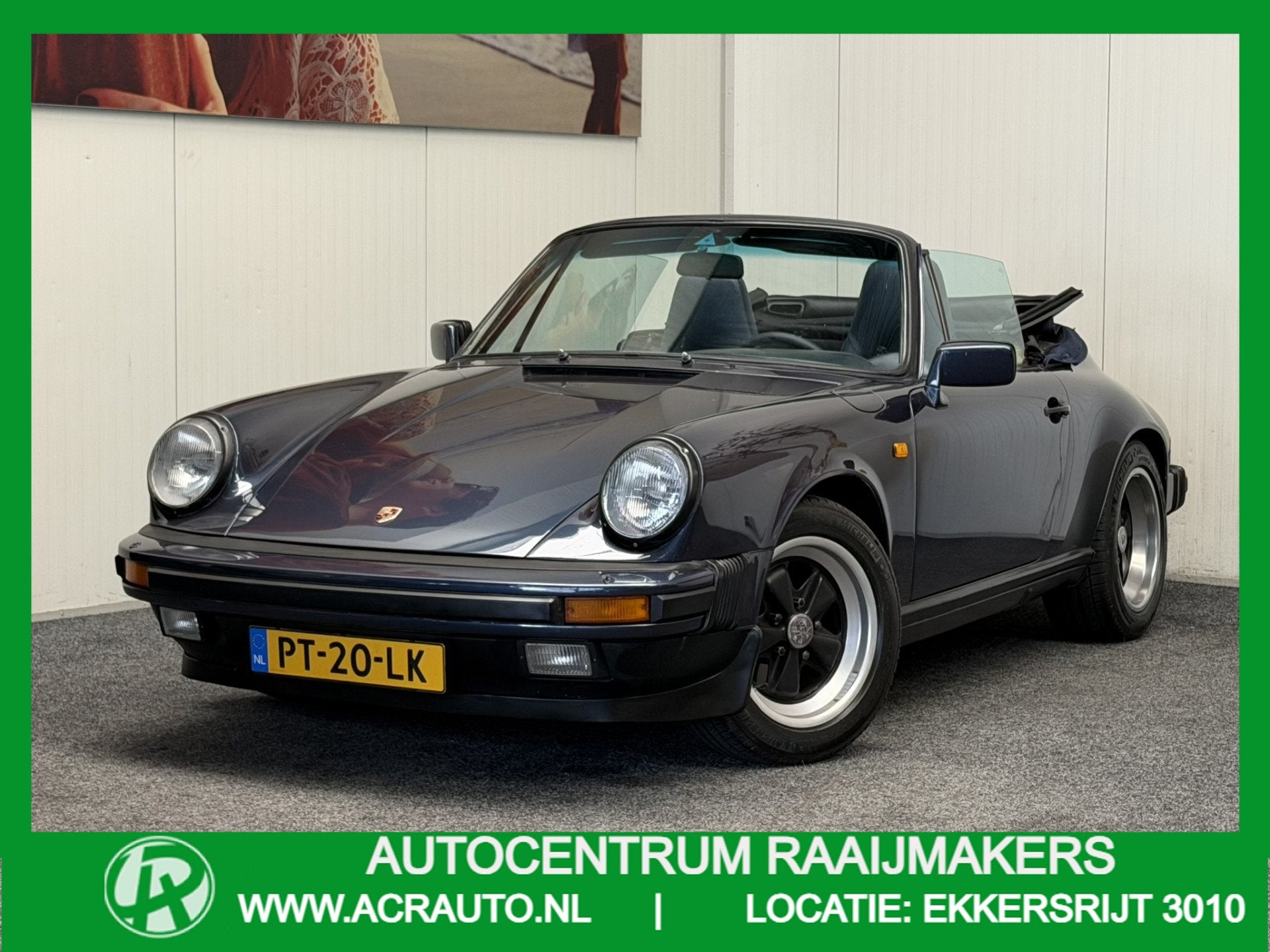 Porsche 911 Cabrio 3.2 NL Auto LEDER ELEKTRISCH BEDIENBARE K, Auto's, Oldtimers, Bedrijf, Te koop, Elektrische ramen, Elektrische stoelverstelling