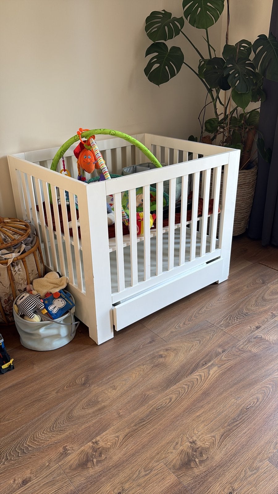 Babybox – stevig en nog prima te gebruiken, Kinderen en Baby's, Ophalen, Zo goed als nieuw, Boxkleed