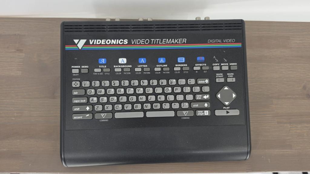 Videonics Video TitleMaker TM-1P PAL | Retro Video Titler, Gebruikt, Made in USA, Nvt, Video