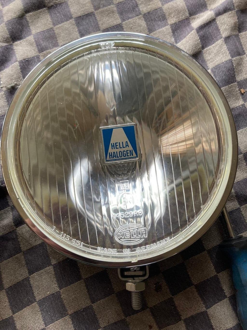 Oldtimer 2 Hella verstraler type 170, Ophalen of Verzenden, Gebruikt