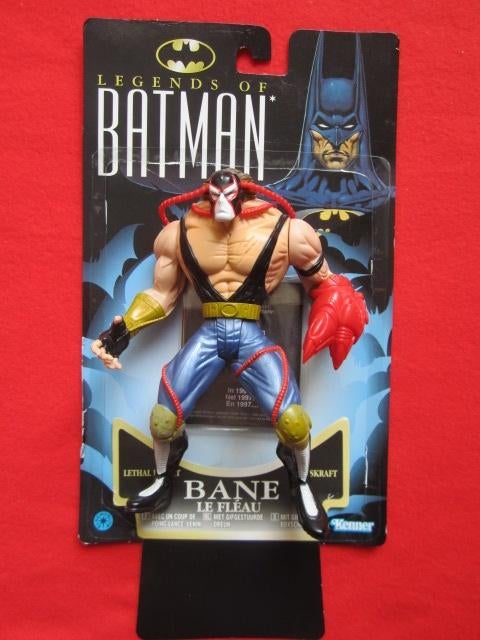 Figuur Batman Legends - Bane, Catwoman, motor, Ophalen of Verzenden, Kuifje, Zo goed als nieuw, Beeldje of Figuurtje
