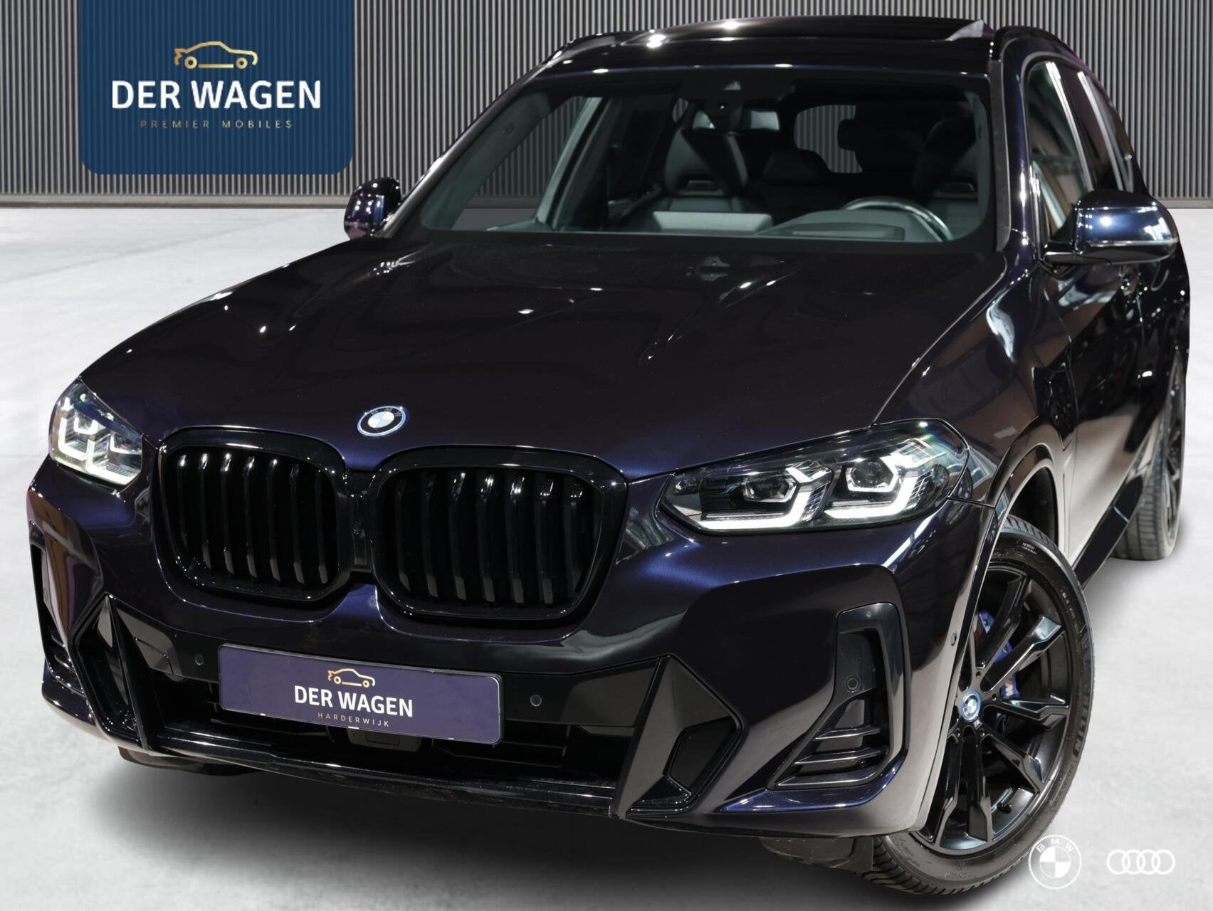 BMW X3 xDr30e M SPORT / M STOEL / PANODAK / MEMORY / HARMANK, Automaat, 1998 cc, Automatische klimaatregeling, Zwart