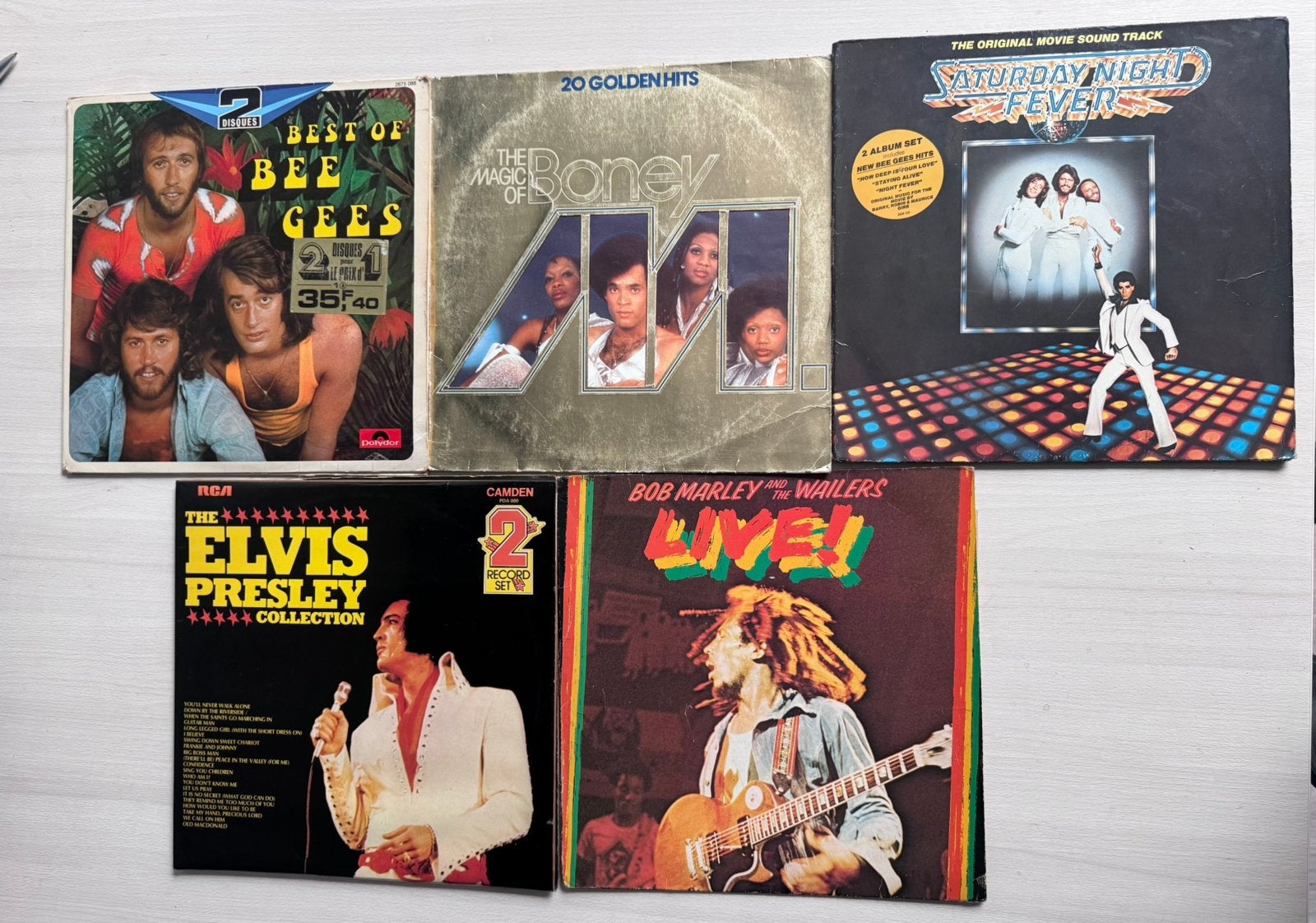 Leuke collectie van 5 LPs, Ophalen of Verzenden, Gebruikt, Pop, LP