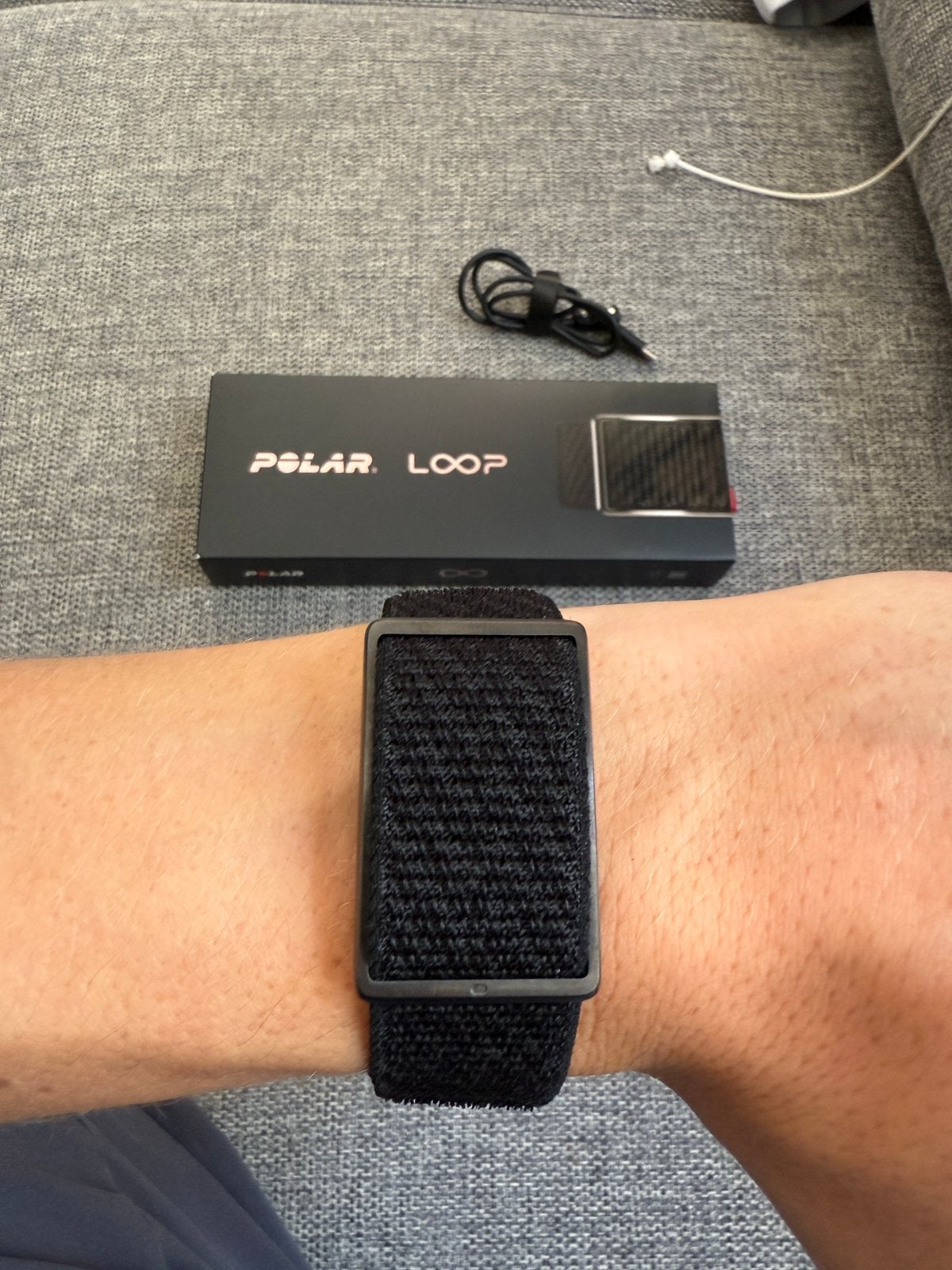 Polar Loop Zwart S/M & M/L Zo Goed Als Nieuw, Sieraden, Tassen en Uiterlijk, Sporthorloges, Ophalen of Verzenden, Zo goed als nieuw