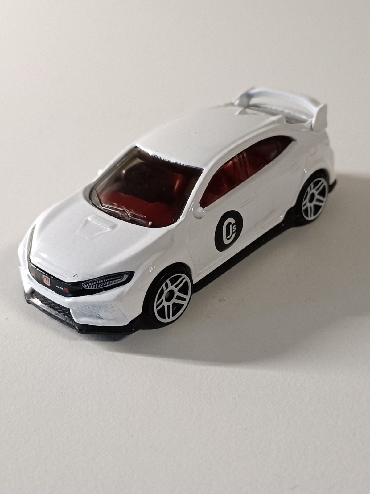 Hot Wheels Honda Civic Type R (FK8) Wit, Ophalen of Verzenden, Zo goed als nieuw, Auto