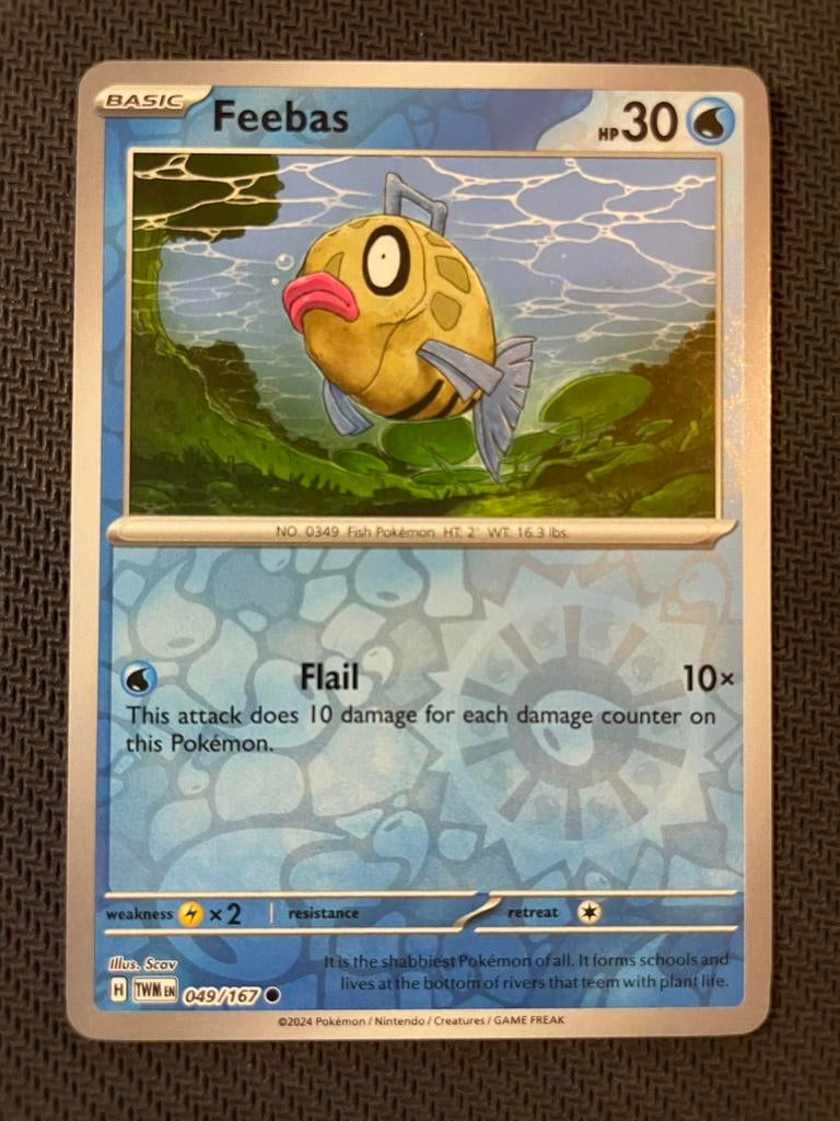 Feebas 049/167 Reverse Holo Twilight Masquerade Packfresh, Ophalen of Verzenden, Zo goed als nieuw