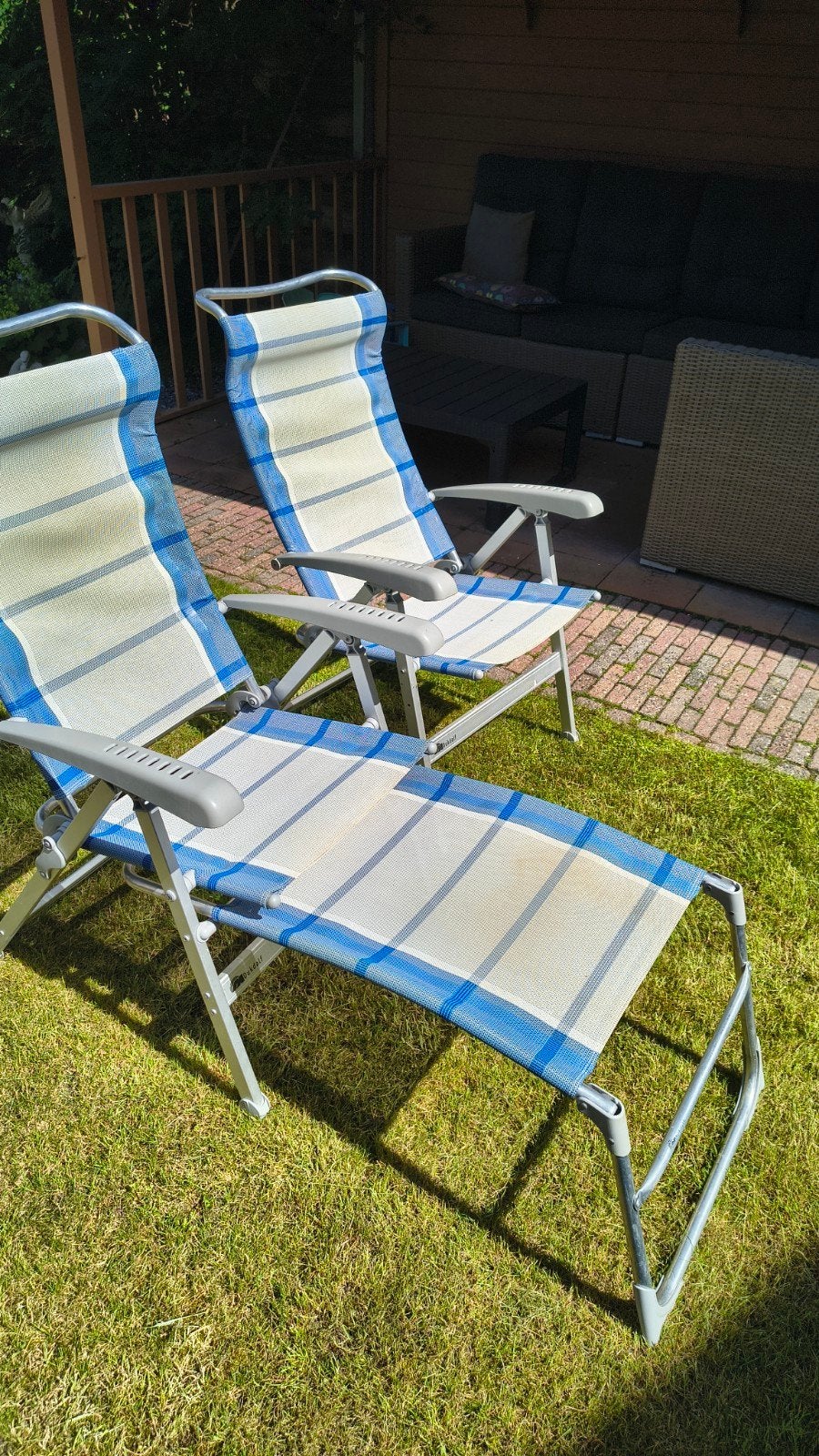 2 Dukdalf stoelen, Ophalen, Zo goed als nieuw, Campingstoel