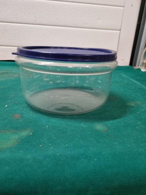 voorraad bak van glas jena met deksel, Ophalen of Verzenden, 'T Olde Gre-j, Info@toldegrej.nl, Endepoelstraat 20f Didam
