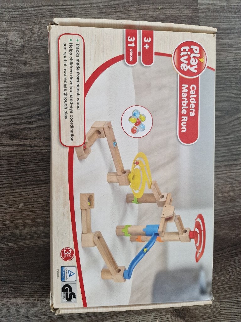 Houten knikkerbaan, Ophalen, Zo goed als nieuw