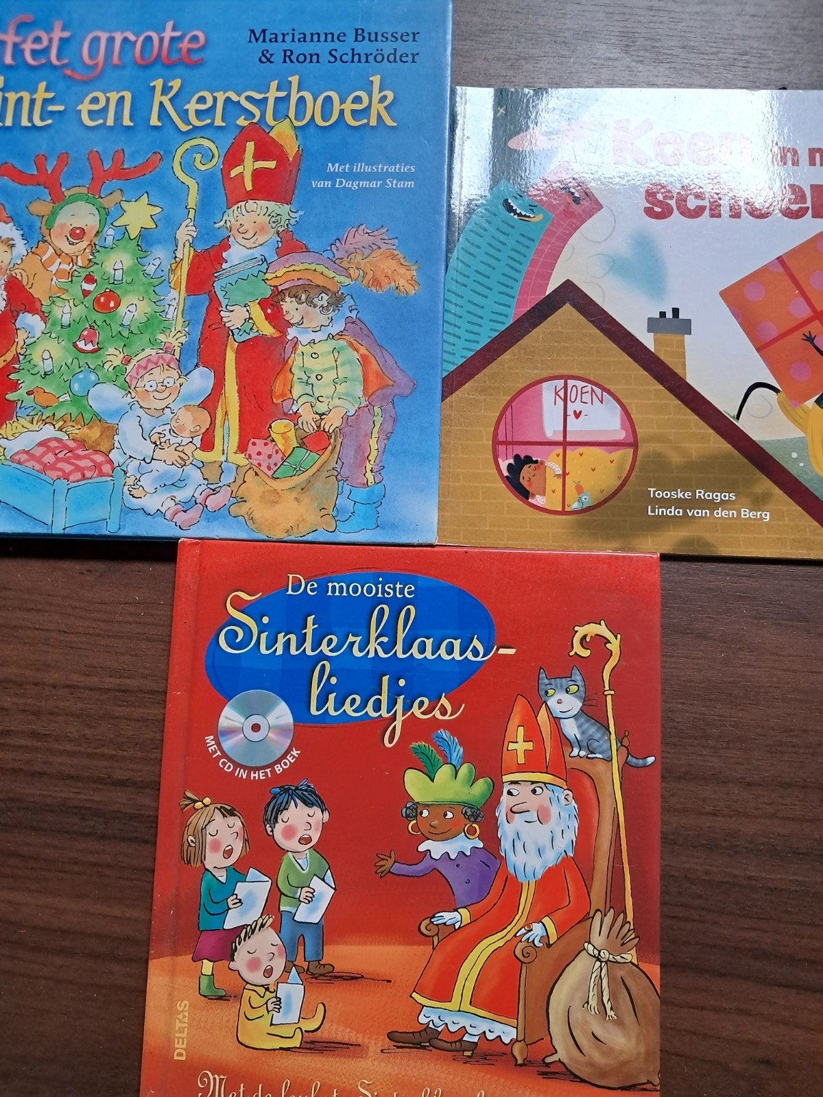Sinterklaas- en Kerstboeken set met CD, Ophalen of Verzenden, Gelezen, Marianne Busser, Ron Schröder, Tooske Ragas, Linda van den Berg