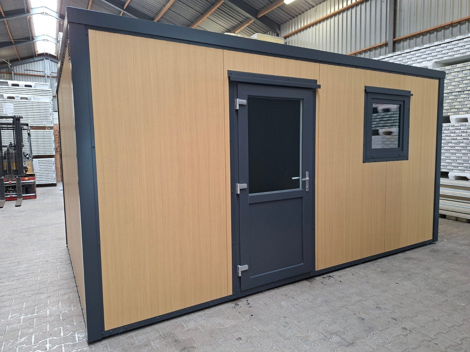Geïsoleerde en onderhoudsvrije schuur/tuinhuis kantoor unit, Tuin en Terras, Tuinhuizen, Ophalen of Verzenden, Nieuw, Kunststof