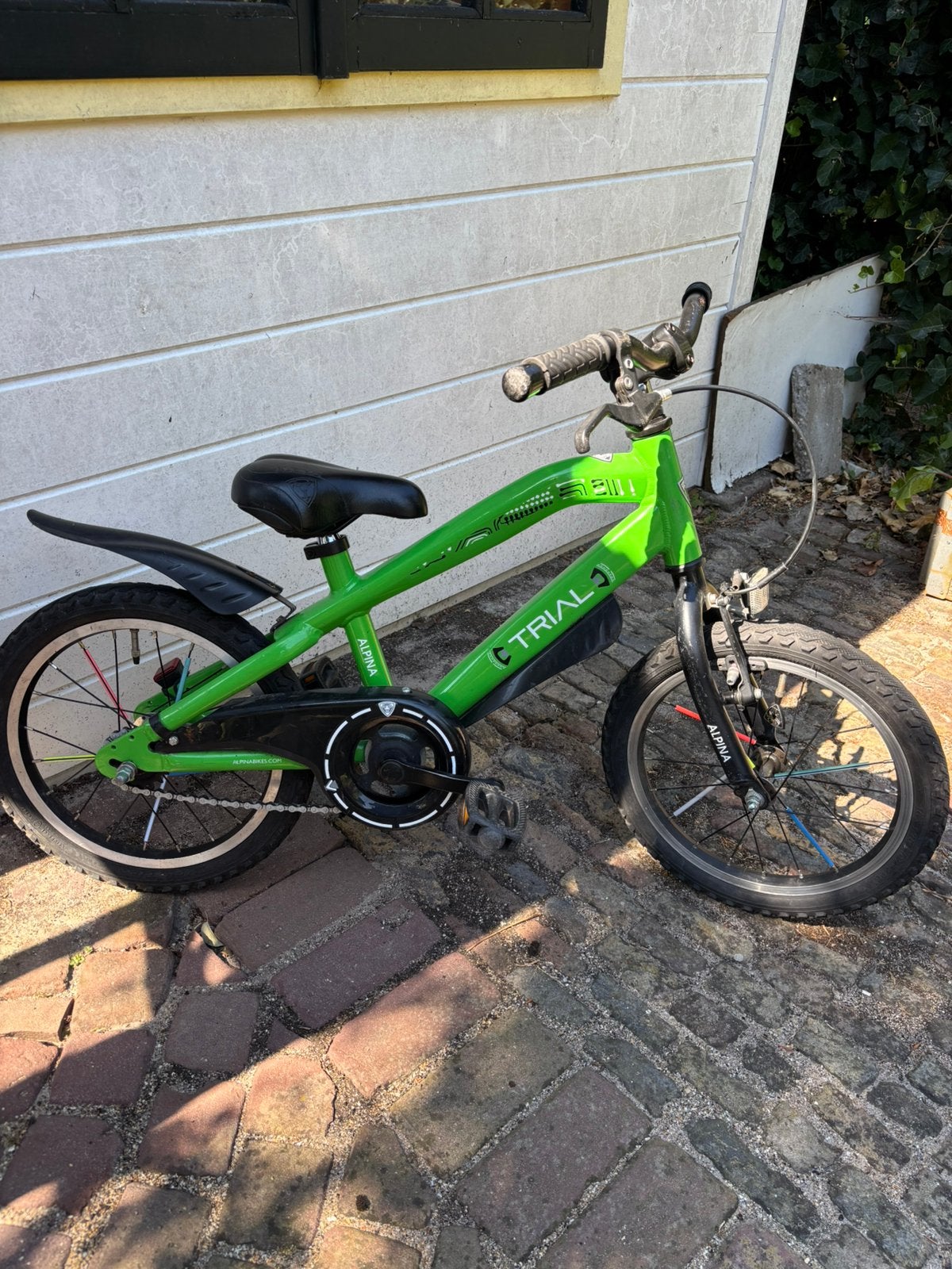 Alpina Trial jongensfiets kinderfiets 16 inch crossfiets, Ophalen, Zo goed als nieuw, Staal, 16 tot 20 inch