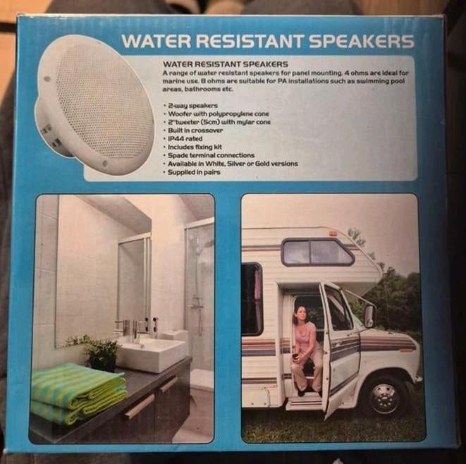 Skytronic Waterbestendige Inbouw Speakers Wit (Nieuw), Ophalen of Verzenden, Nieuw, Minder dan 60 watt, Overige merken
