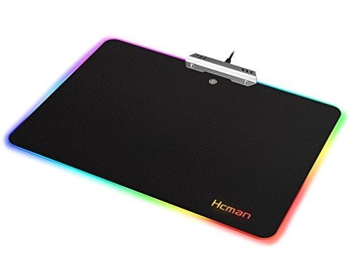 Hcman RGP Gaming Muismat met Vingerafdrukscanner, Computers en Software, Muismatten, Ophalen of Verzenden, Gaming muismat, Gebruikt