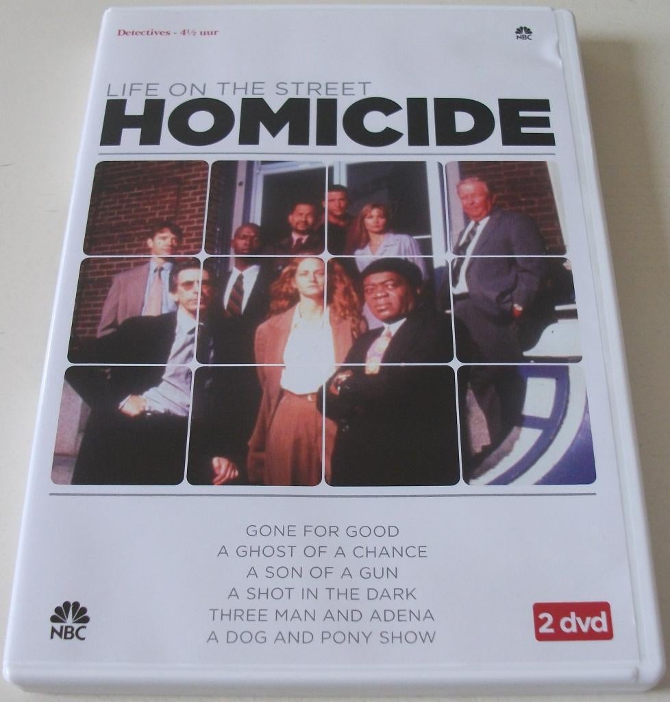 Dvd *** HOMICIDE: LIFE ON THE STREET *** 2-Disc Seizoen 1, Boxset, Ophalen of Verzenden, Zo goed als nieuw, Vanaf 12 jaar