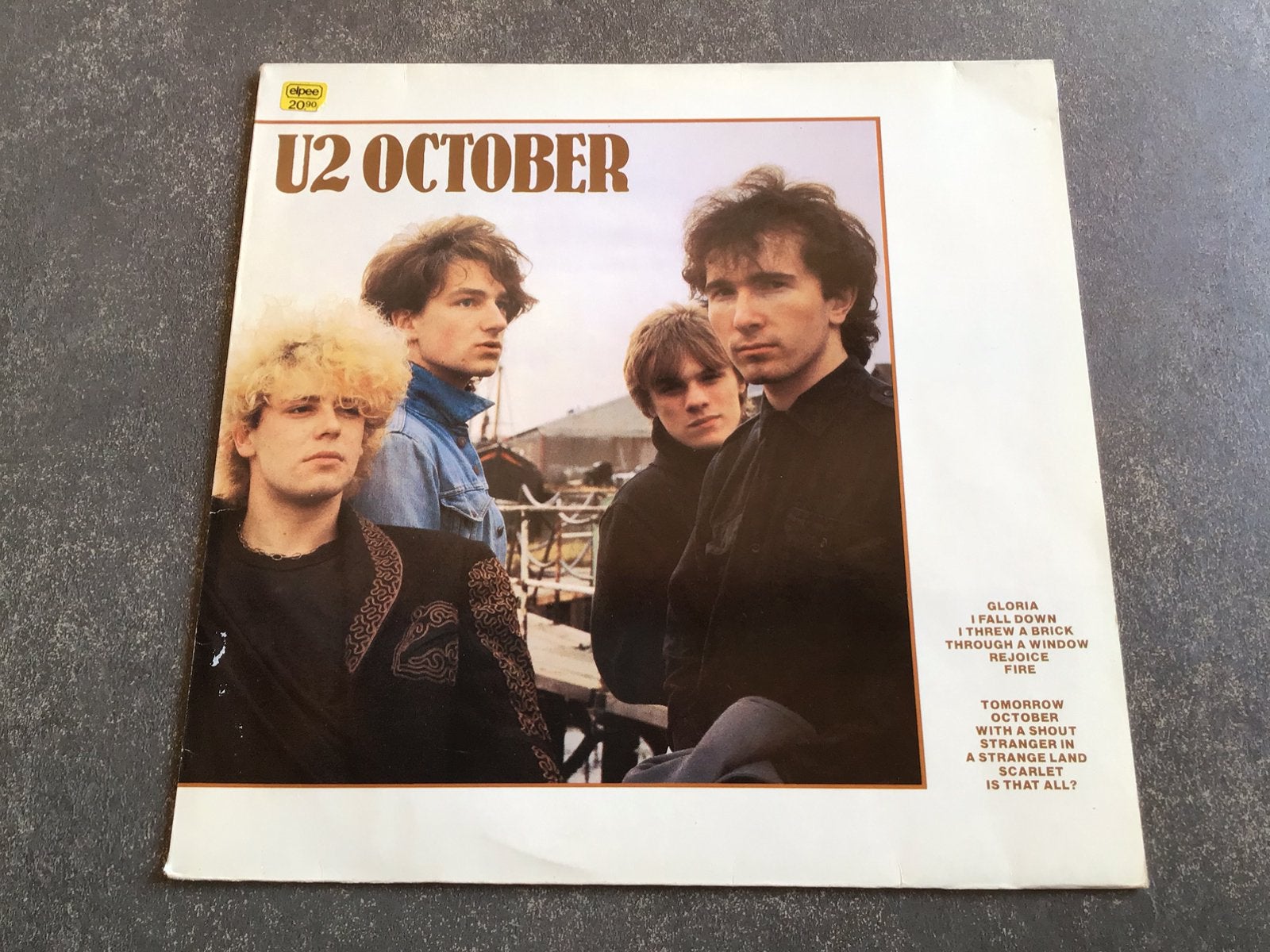 U2 - October - vinyl, LP, Gebruikt, Pop, Ophalen of Verzenden