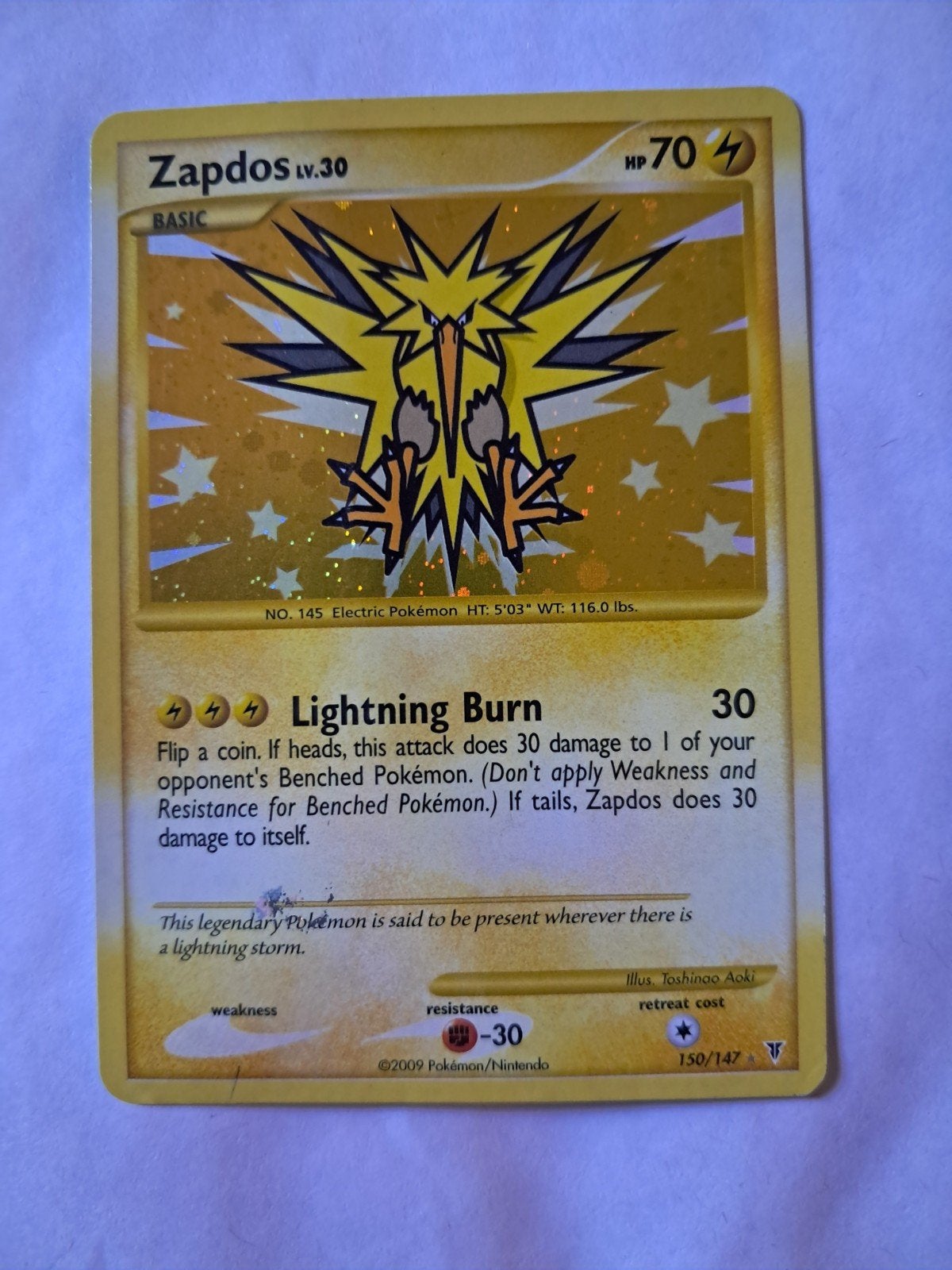 Zapdos 150/147 Supreme Victors, Ophalen of Verzenden, Zo goed als nieuw, Losse kaart, Foil