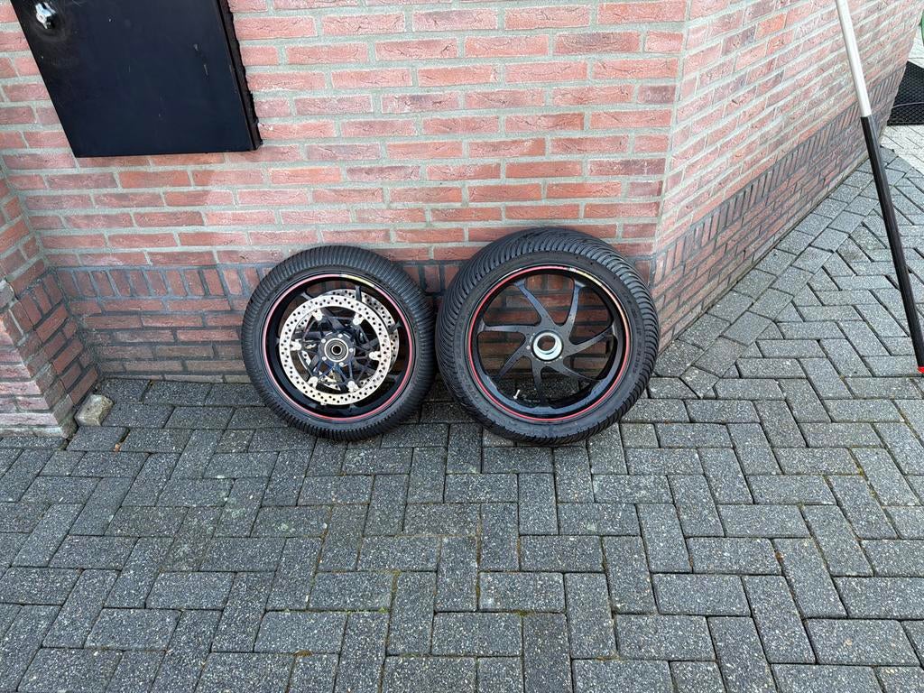 Marchesini gesmede motorfietswielen met banden, Motoren, Onderdelen | Ducati, Ophalen, Gebruikt