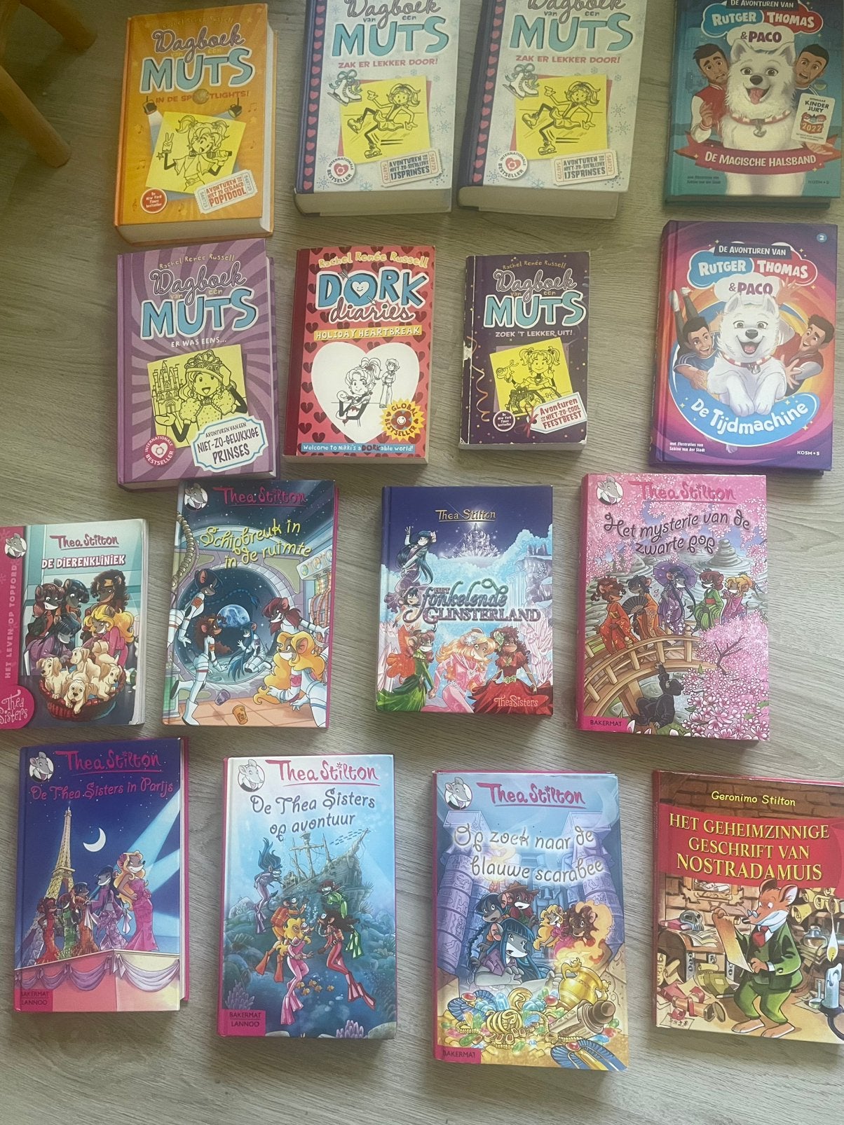 Boeken van Thea Stilton, de Muts, Rutger en Thomas, Ophalen, Zo goed als nieuw