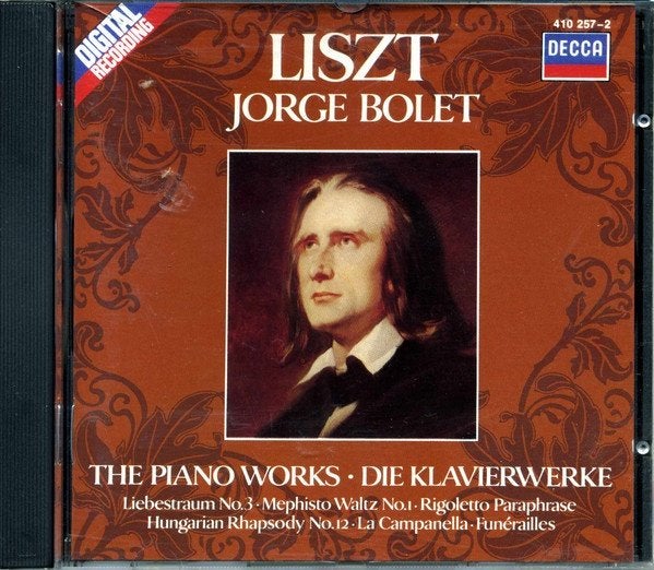 Liszt/ Jorge Bolet – The Piano Works vol 1 CD, Ophalen of Verzenden, Romantiek, Album, Kamermuziek